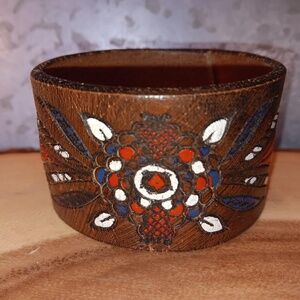 Upcycled Leather Bracelet